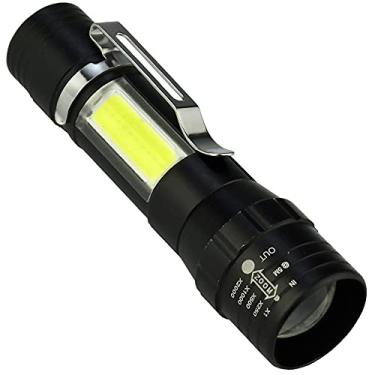 Imagem de Mini Lanterna Tática LED CREE Zomm a Pilhas Multifunção CBRN16501