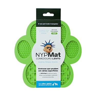 Imagem de Tapete de Lamber NY PETS Patinha para cachorro (Verde)