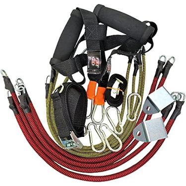 Imagem de Kit Elástico Extensor Musculação Funcional Em Casa 70kg