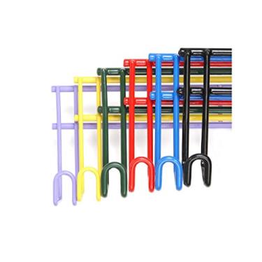 Imagem de Tough 1 Tough-1 Rack de aderência com 5 ganchos, preto