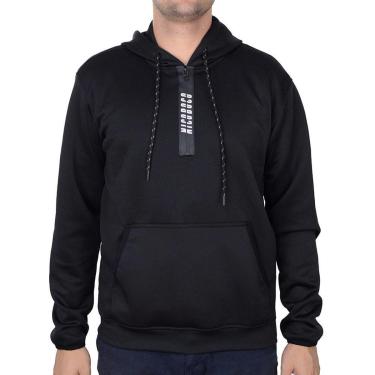 Imagem de Blusa Masculina Nicoboco Moletom Canguru Preto - 51571-Masculino