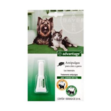Imagem de Anti Pulgas Para Cães E Gatos Bayer Advantage Até 4Kg