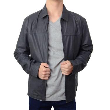 Imagem de Jaqueta Masculina Jack Slim Couro Preta - 00150-Masculino