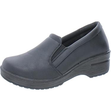 Imagem de Easy Works Tamanco feminino Leeza da Easy Street, Preto, 6.5 Wide