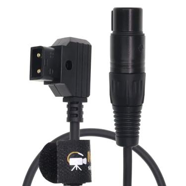 Imagem de Cabo de alimentação fêmea D Tap para XLR de 4 pinos para Sony Venice PMW-F5 F55 SXS, filmadora Practilite 602 DSLR, Blackmagic URSA Mini Pro, Panasonic Varicam (XLR 4F para D-tap, 59,9 cm)