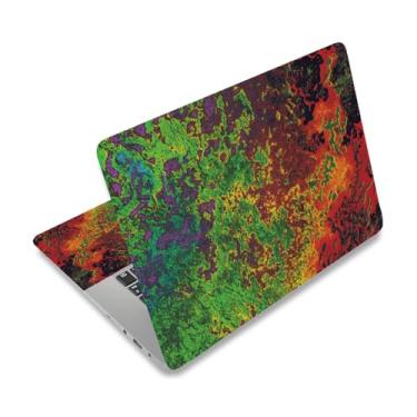 Imagem de PLIGREAT Decalques adesivos estilo retrô para laptop 30.5 cm 33.0 cm 33.8 cm 35.6 cm 38.1 cm 38.1 cm padrão de ferrugem universal removível à prova d'água adesivo de arte para notebook netbook PC capa