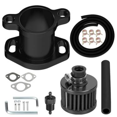 Imagem de CILOYU Kit de reposição de tubo de admissão do coletor de admissão 420cc para GX390 GX340 GX270 GX240 Predator 301cc 13HP 15HP carburador de motor mini bicicleta Go Kart acessórios peças pretas
