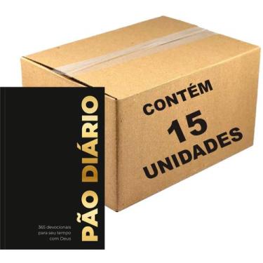 Imagem de Kit 15 livros pão diário vol. 29  devocional ano 2026 - capa preta - P