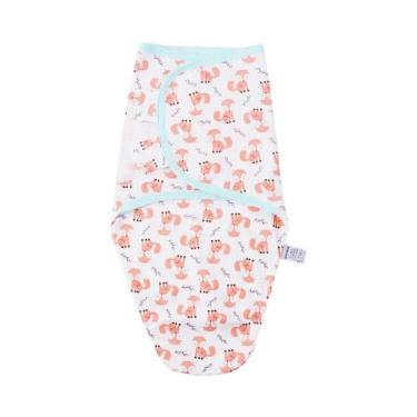 Imagem de Manta De Algodão Macio Para Bebê, Cobertor Tipo Casulo Para Recém-Nasc