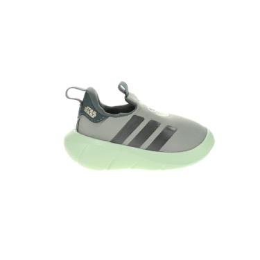 Imagem de adidas Tênis esportivo unissex infantil Star Wars Mandalorian Monofit (infantil), Verde prata/Ivy/Mist Jade, 19