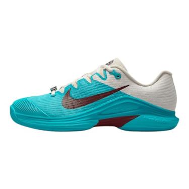 Imagem de Nike Tênis feminino Vapor 12 Premium Hard Court (cacto macio/marfim pálido/prata metálico/vermelho escuro), Cacto empoeirado/marfim pálido/prata metálico/vermelho escuro, 38 BR
