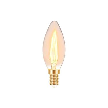Imagem de Lâmpada Led Taschibra Filamento Vintage Vela B35 3W E14 220V