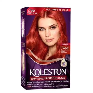 Imagem de Coloração 7744 Vermelho Intenso Koleston