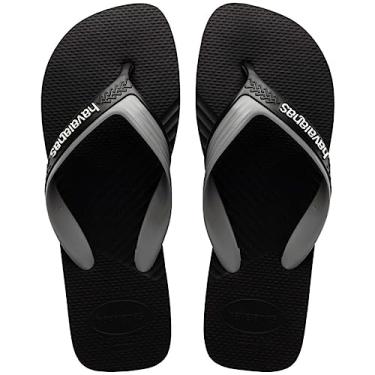 Imagem de SANDALIAS HAVAIANAS DUAL n° 43/44 PRETO/CINZA ACO