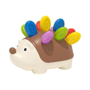 Imagem de Brinquedo Educacional Sensorial Montessori Ouriço Para Bebês, Treiname