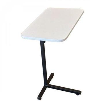 Imagem de Mesa Lateral 60cm Devan Branco - Devan Móveis