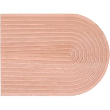 Imagem de Tábua Home&Co 2x32x24cm Madeira Natural Utensílio de Mesa para Servir 