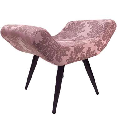 Imagem de Puff Decorativo Elegance 52 Rosa Retrô