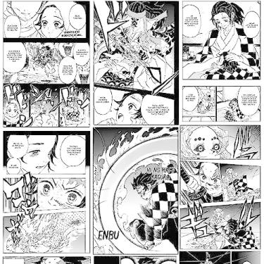 Imagem de Papel de Parede Lavável Adesivo Autocolante Decoração Anime Mangá Demon Slayer 3 Metros