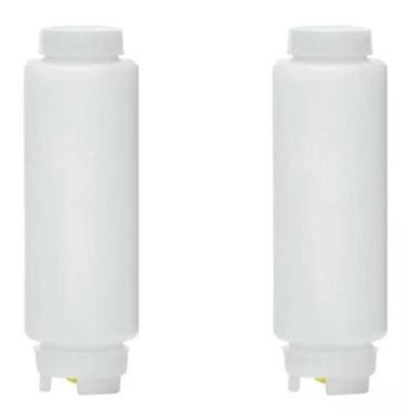 Imagem de Kit 6 Bisnagas Invertida 720Ml Molho Calda Foodtruck Fifo - Home Goods