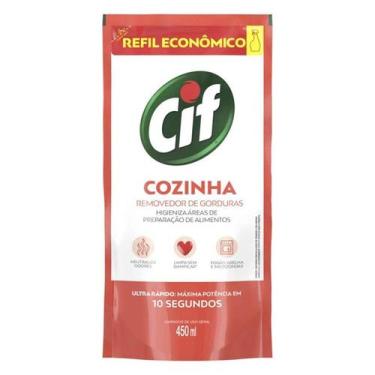 Imagem de Refil Limpador Desengordurante Ultra Rápido 450Ml Cif, U