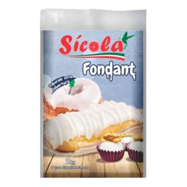 Imagem de Fondant Em Pasta Para Cobertura Sicola 2 Kg