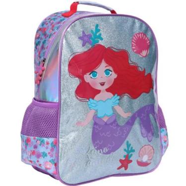 Imagem de Mochila De Costas Infantil Sereia Yins Paper