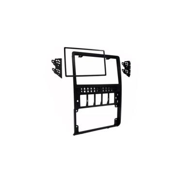 Imagem de Moldura 2 Din Painel Gol Parati Saveiro G2 Preto