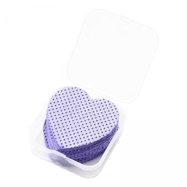 Imagem de Zialofi 2x 50pcs Disponível Polho de Removedor de Pedis Disponível Ferramenta de Limpa de Unhas, Uso Home Soft Use Lint Free Manicure Pedicure Patches de Limp