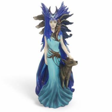 Imagem de Hécate Deusa Tríplice das Bruxas Conexão Espiritual 24 cm