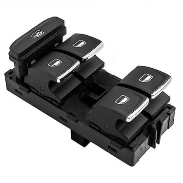 Imagem de IKUESM compatível com VW Touran Tiguan Seat Arteon Golf Passat 2013-2019 Botão de controle do interruptor da janela elétrica 5G0959857 5GG959857 Acessórios para carro