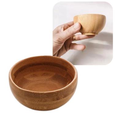 Imagem de Jogo 6 Bowls Em Bambu Ecológico Pequena 8cm P/ Molhos Petiscos Lyor