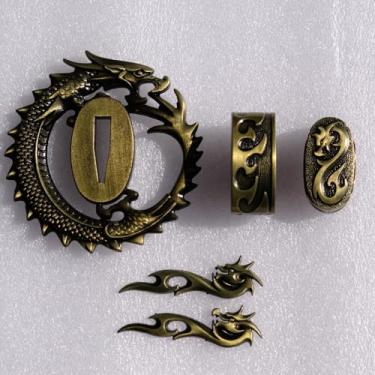 Imagem de Espada japonesa Samurai Koshira – TSUBA FUCHI KASHIRA MENUKI 68-81, DTZH78, 3.14in-3.54in,2.75in-3.14in,