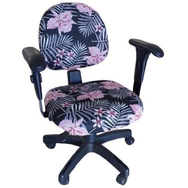 Imagem de Capa Cadeira Escrítório E Longarina Encosto Assento Malha 2P - Ametist