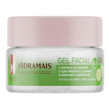 Imagem de Gel Hidratante Facial Hidramais – 100g – Textura Leve, Rápida Absorção, Ideal Pele Oleosa e Mista, Não Comedogênico, Pele Macia e Viçosa