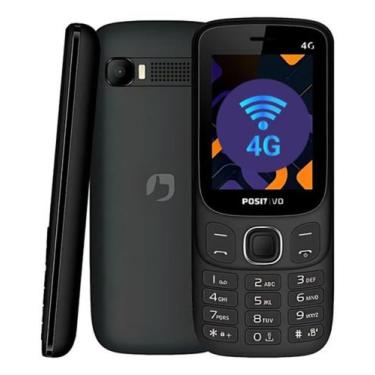 Imagem de Celular Simples Idoso E Trabalho Rede 4g Dual Sim Rádio Fm - Positivo