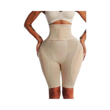 Imagem de Calcinha Modeladora De Cintura Alta Com Almofada Para Aumento Do Bumbu