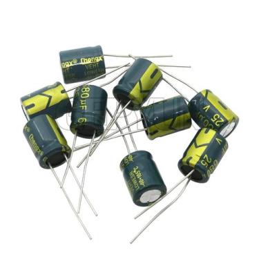 Imagem de Capacitor De Alumínio De Alta Frequência E Baixa ESR 6.3V-450V 10UF-10