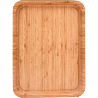 Imagem de Table Bandeja 3X40X30Cm Bambu Natural