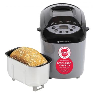 Imagem de Panificadora Automática, Lâmina Dupla, 12 em 1, 3 Cores, 110v, WEST BEND 47413, Cinza