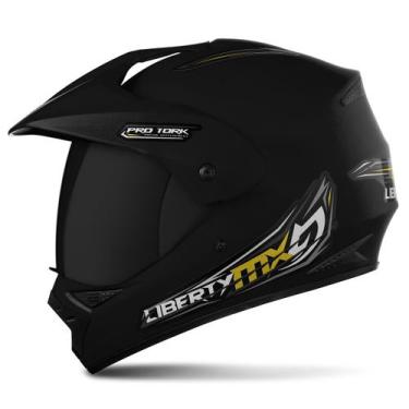 Imagem de Capacete Moto Motocross Trilha Fechado Integral Liberty Mx Pro Vision 
