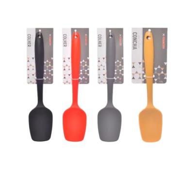 Imagem de Colher de Silicone Espátula 21cm Pequena Cor: Bege