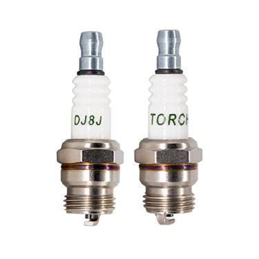 Imagem de 2PK TORCH DJ8J Vela de ignição substituir para CHAMPION DJ8J DJ7J 847 850, para NGK BM6F, 794-00050, 794-00055A, para Bosch HS8E, WAK145T3, para DENSO T20M-U, para MEGA-FIRE SE-J8D, para ACDelco CS44444. TA CS45T, OEM
