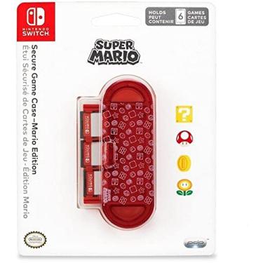 Imagem de PDP Gaming Super Mario Bros Durable, Secure Game Case For Up To 6 Games: Red - Nintendo Switch