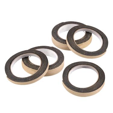Imagem de Baoblaze 5 rolos de fitas de espuma de alta densidade, tira de vedação versátil para fogão a gás, espaços de mesa, pia de cozinha, lavatório, janelas e banheira