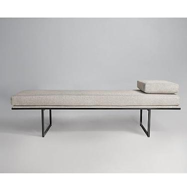 Imagem de Puff em Linho140cm Galli Sofani Bege/1456/preto