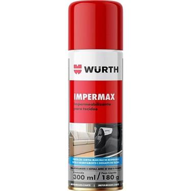 Imagem de Impermeabilizante Para Tecidos Sofa Bancos Cadeira Roupa Tenis Impermax Spray 300ml Wurth
