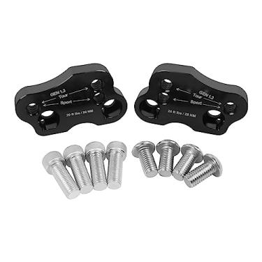 Imagem de Worldmotop Braçadeira de elevação de guidão de motocicleta CNC Braçadeiras de montagem em barra de alça preta substituição para HONDA Goldwing 1800 GL 1800 F6B GL1800 2018 2019 2020