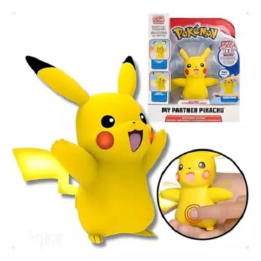 Imagem de Pokemon Boneco Pikachu Interativo Meu Com Luz E Som – 100 reaçoes ao toque – Sunny