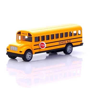 Imagem de Generic - Ônibus Escolar Americano De Ferro Miniatura Carrinho Metal